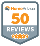 HomeAdvisor - 50 Reviews Badge